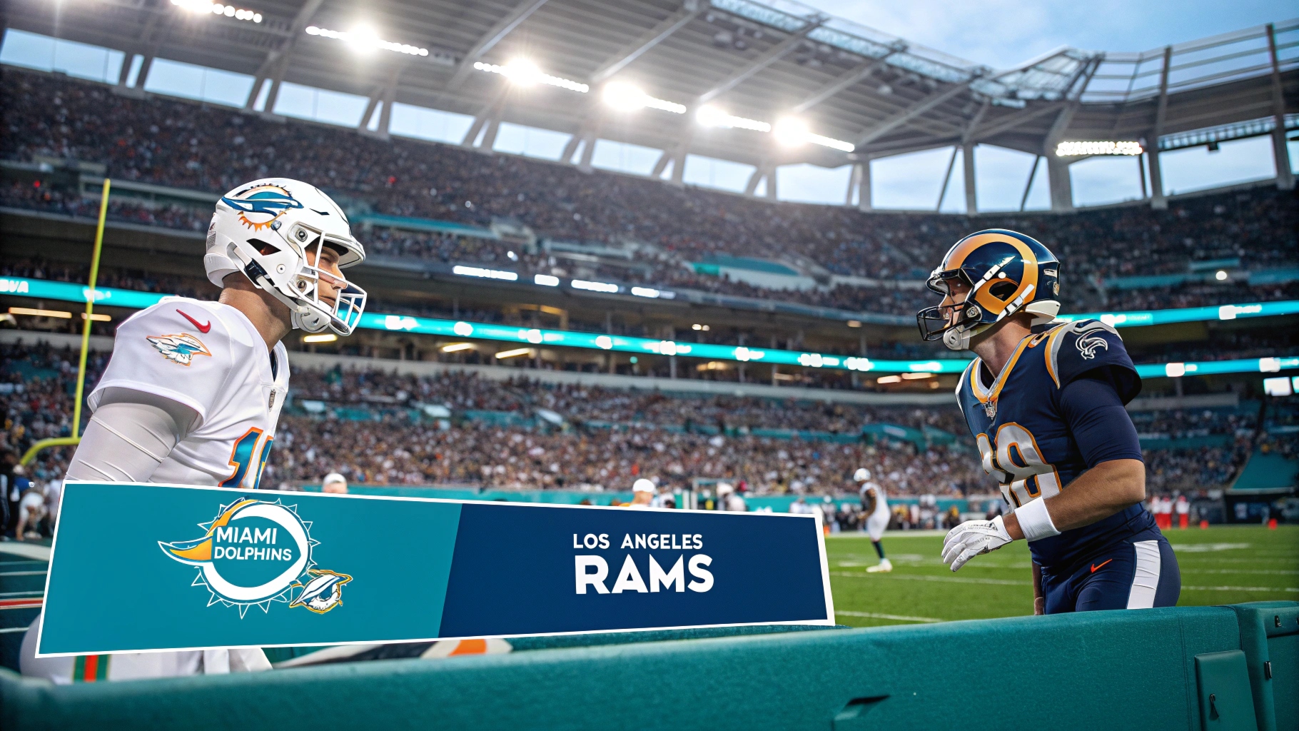 Miami Dolphins vs Los Angeles Rams Match Player Stats